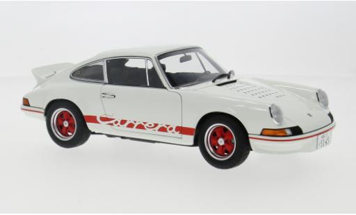 Modelauto Porsche 911 RS Carrera 2.7 (The Circuit Wolf) wit/rood 1975 1/18 AUTOart