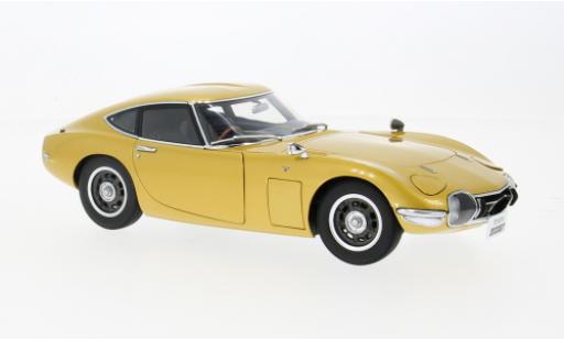 Modelauto Toyota 2000 GT 1967 gold 1/18 AUTOart