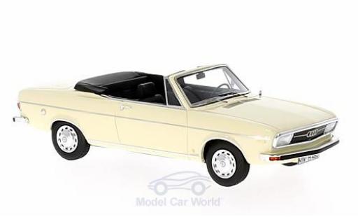 Modelauto Audi 100 ls Cabriolet beige 1969 1/43 AutoCult