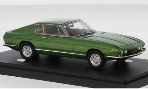Modelauto Bmw 2800 gts frua Autocult/Avenue 43 metallic groen 1969 1/43 AutoCult