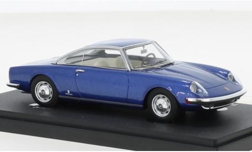 Modelauto Fiat 2300 Coupe Autocult/Avenue 43 S Speciale Pininfarina metallic blauw 1964 1/43 AutoCult