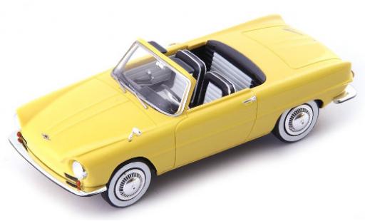 Modelauto Wartburg 313 Base /2 Sport geel 1972 1/43 AutoCult