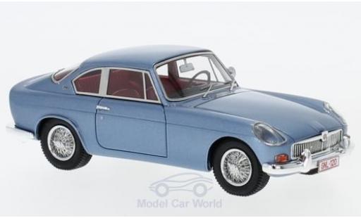 Modelauto MG B Base Jaques Coune metallic blauw 1964 1/43 AutoCult