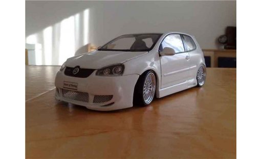 Volkswagen Golf GTI 1/18 Norev wit jantes bbs modelauto