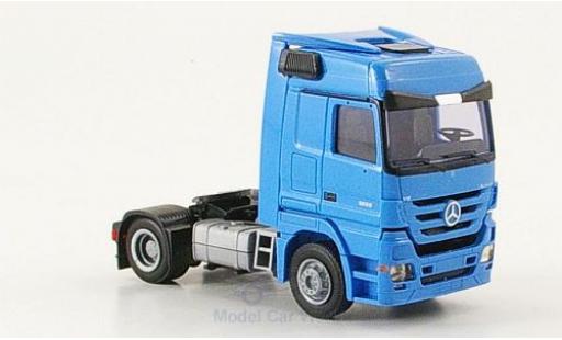 Modelauto Mercedes Actros Base 1855 MP3 2-Achser Aerop. blauw 1/87 AWM