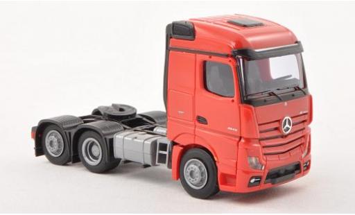 Modelauto Mercedes Actros Streamspace 2 rood Solo-Zugmaschine 3-achsig rood 1/87 AWM