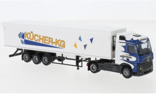 Modelauto Mercedes Actros Streamspace 5 /Aerop. K&Atilde;&frac14;cher-KG (A) Kippmuldensattelzug 1/87 AWM