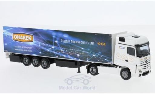 Modelauto Mercedes Actros Bigspace 2 Big. Aerop. Oharek KSZ 1/87 AWM