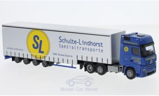 Modelauto Mercedes Actros Gigaspace 2 Giga. Aerop. Schulte-Lindhorst Jumbo-G-KSZ 1/87 AWM