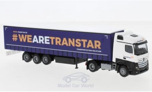 Modelauto Mercedes Actros Streamspace 2 Stream. / Aerop. Transtar G-KSZ 1/87 AWM