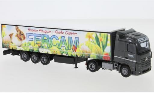 Modelauto Mercedes Actros Base 5 Strem./Aerop. FERCAM G-KSZ 1/87 AWM