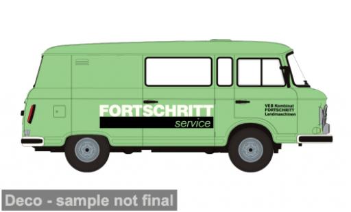 Modelauto Barkas B 1000 minibus Halbbus 1980 Fortschritt Service 1/87 Brekina