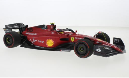 Modelauto Ferrari F1 F1-75 -75 No.55 formule 1 GP Bahrain 2022 1/18 BBR Models