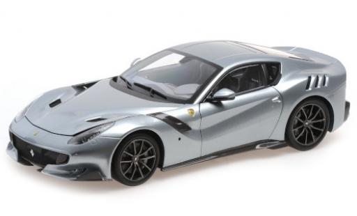Modelauto Ferrari F12 TDF 2 metallic grijs 2015 1/18 BBR Models