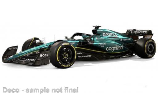 Modelauto Aston Martin AMR23 f1 Bburago 3 No.18 Aramco Cognizant Team Cognizant formule 1 2023 1/43 Burago