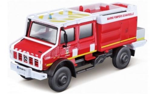 Modelauto Mercedes Unimog U300-U5023 U5000 Marins Brandweer De Marseille 1/50 Burago
