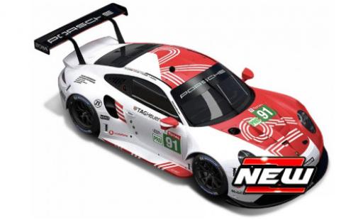 Modelauto Porsche 911 RSR -19 No.91 GT Team 2020 1/24 Burago