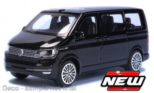 Modelauto Volkswagen T6 T6.1 Bburago .1 bus zwart 2020 1/43 Burago