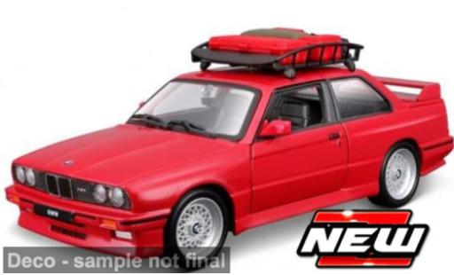 Modelauto Bmw M3 coupe Bburago rood 1/24 Burago
