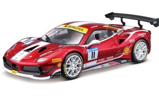 Modelauto Ferrari 488 Challenge No.11 Formula Racing 2017 N.Nielsen 1/24 Burago