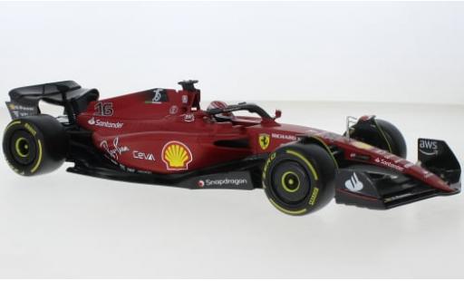 Modelauto Ferrari F1 F1-75 Bburago -75 No.16 Scuderia formule 1 2022 1/18 Burago