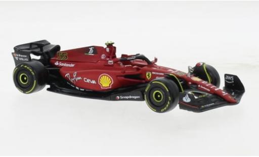 Modelauto Ferrari F1 F1-75 Bburago -75 No.55 Scuderia formule 1 2022 1/43 Burago