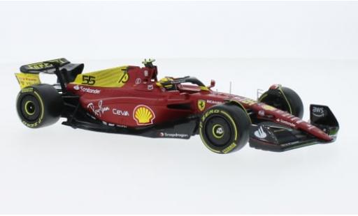 Modelauto Ferrari F1 F1-75 Bburago -75 No.55 Scuderia formule 1 GP Monza 2022 1/24 Burago