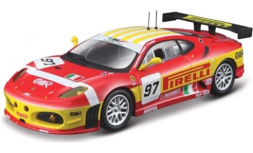 Modelauto Ferrari F430 Scuderia GTC No.97 BMS Italia Pirelli 24h Le Mans 2008 F.Babini/M.Malucelli/P.Ruberti 1/43 Burago
