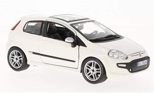 Modelauto Fiat Punto Evo wit 2010 1/24 Burago