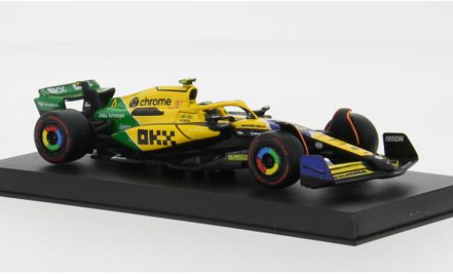 Modelauto McLaren F1 Base Bburago MCL38 No.4 Team formule 1 GP Monaco 2024 1/43 Burago