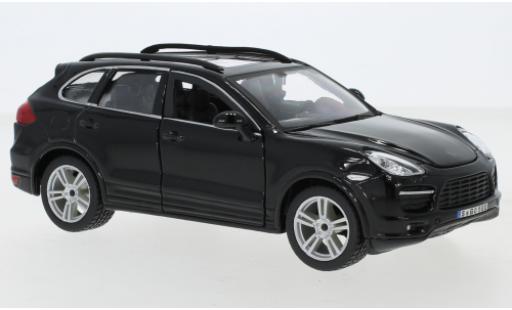Modelauto Porsche Cayenne Turbo (92A) zwart 1/24 Burago