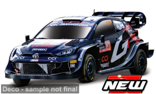 Modelauto Toyota Yaris Rally1 Bburago GR Hybrid 2024 Gazoo Racing #17 1/43 Burago