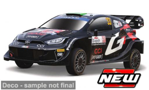 Modelauto Toyota Yaris Rally1 Bburago GR Hybrid 2024 Gazoo Racing #33 1/43 Burago
