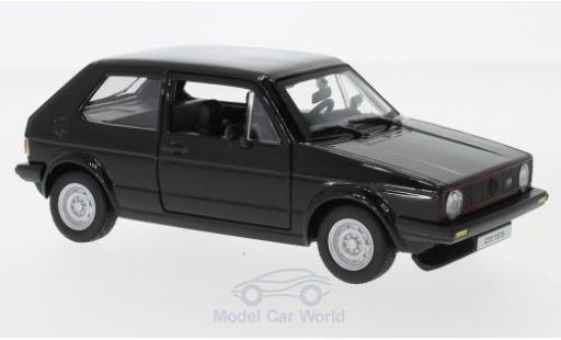 Modelauto Volkswagen Golf GTI MKI zwart 1979 1/24 Burago