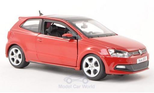 Modelauto Volkswagen Polo GTI V M5 rood zonder Vitrine 1/24 Burago