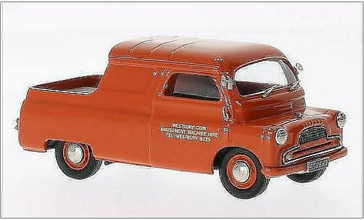 Bedford CA plateau 1/43 Brooklin Canopy Pick-Up Westbury Coin oranje 1960 modelauto
