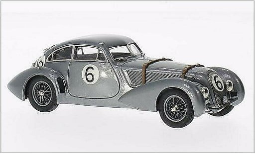 Bentley Embiricos course 1/43 Brooklin metallic grijs No.6 24h Le Mans 1949 modelauto