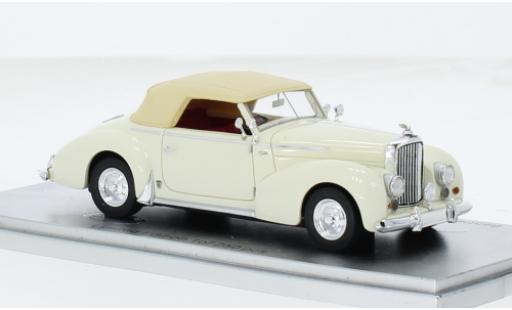 Modelauto Bentley Mark 6 berline MKVI Graber wit 1/43 Kess