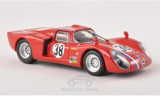 Modelauto Alfa Romeo 33.2 coupe C No.38 24h Le Mans 1968 Testfahrzeug 1/43 Best