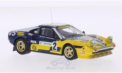 Modelauto Ferrari 308 GTB No.2 Olio Fiat Rally Valli Piacentine 1980 Nico/G.Barban 1/43 Best