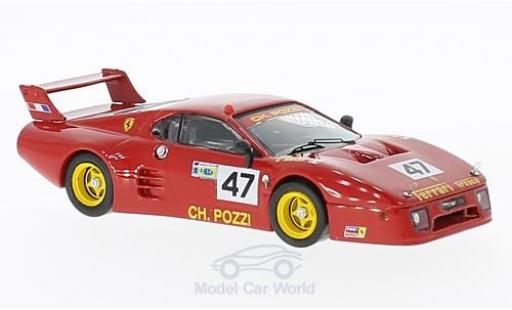 Modelauto Ferrari 512 BB LM No.47 24h Le Mans 1981 J-C.Andruet/Ballot-L&Atilde;&copy;na 1/43 Best
