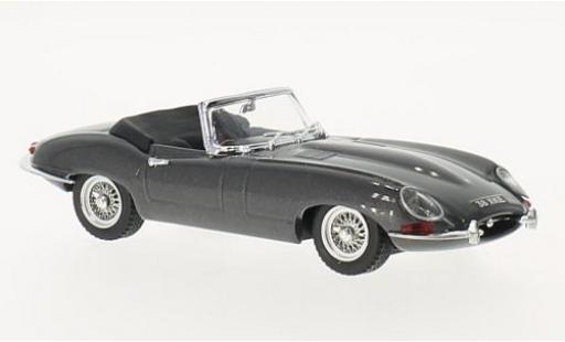 Modelauto Jaguar E-Type Roadster Spyder metallic grijs 1/43 Best