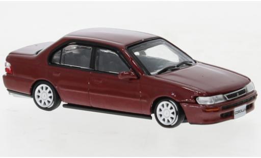 Modelauto Toyota Corolla AE100 rood 1996 1/64 BM Creations