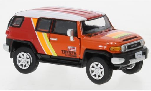 Modelauto Toyota FJ Cruiser Base oranje/D&Atilde;&copy;corer 2015 1/64 BM Creations