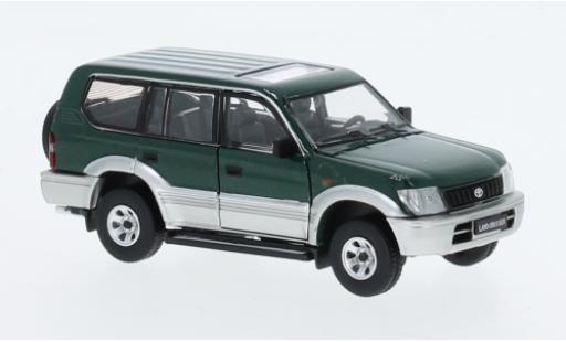 Modelauto Toyota Land Cruiser Base LC95 groen /d 1/64 BM Creations