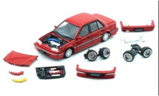 Modelauto Honda Civic EF2 rood 1991 1/64 BM Creations