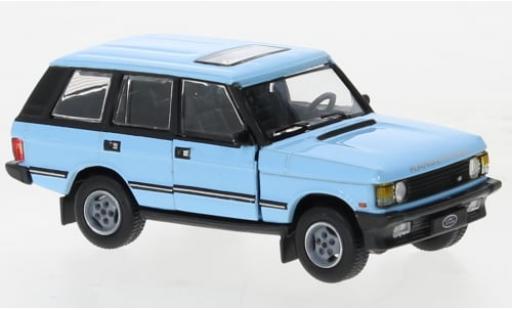 Modelauto Land Rover Range Rover Classic LSE blauw 1992 1/64 BM Creations