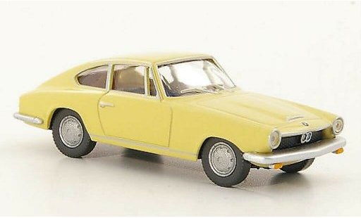 Bmw 1600 GT 1/87 Wiking Coupe beige modelauto