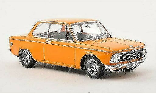 Bmw 2002 ti 1/43 WhiteBox verbreitert oranje gelimiteerd Auflage 500 stuk 1971 modelauto