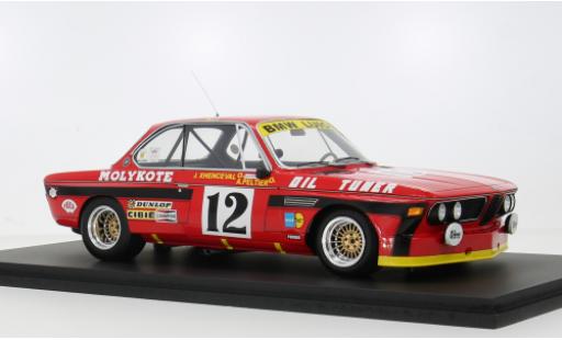 Modelauto Bmw 3.0 CSi 24h Spa 1974 #12 J.Xhenceval/A.Peltier 1/18 Spark